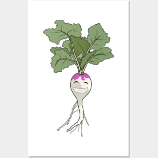 Happy Turnip Posters and Art